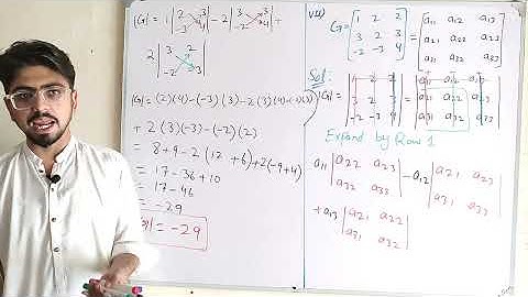 How to Find Determinant of 2×2 Matrix and 3×3 Matrices || Class 9th Maths Chapter 1 Exercise 1.5 Q.1
