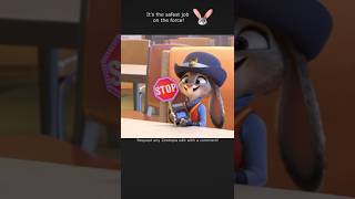 It's the safest job on the force! 🐰👍🏼 Zootopia Meme Request 46 #zootopia2 #zootopia #craziness