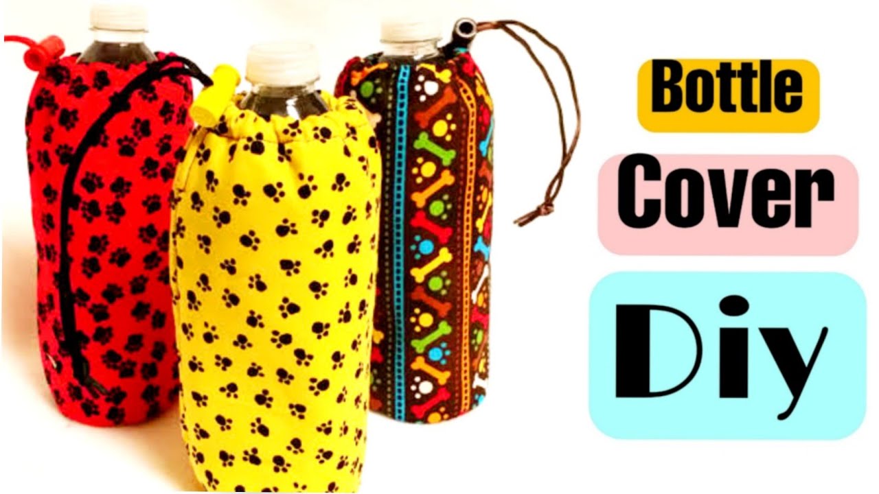 how to make Traveling 🧳✈️ water bottle🧴 cover with old cloths वाटर बोतल कवर आसानी से कैसे बनाएं