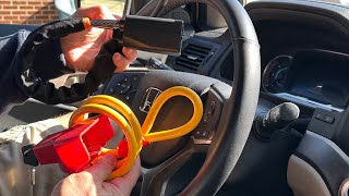 How to Stop Car Jackers! #steeringwheel