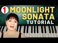 BEETHOVEN MOONLIGHT SONATA TUTORIAL PART 1 | The Piano Keys