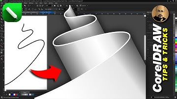 Turn Simple Line into Jaw-Dropping Design in CorelDRAW! 🔥