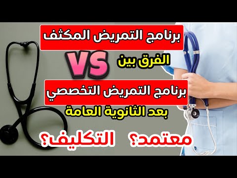 فرصة لأي حد ملحقش كلية تمريض بكالوريوس التمريض المكثف التمريض المسرع وبكالوريوس التمريض التخصصي