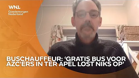 Buschauffeur waarschuwt: ‘Gratis pendelbus voor asielzoekers in Ter Apel lost niks op’