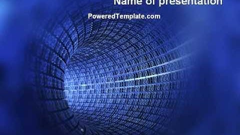 Infinite Space PowerPoint Template by PoweredTemplate.com