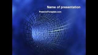 Infinite Space PowerPoint Template by PoweredTemplate.com