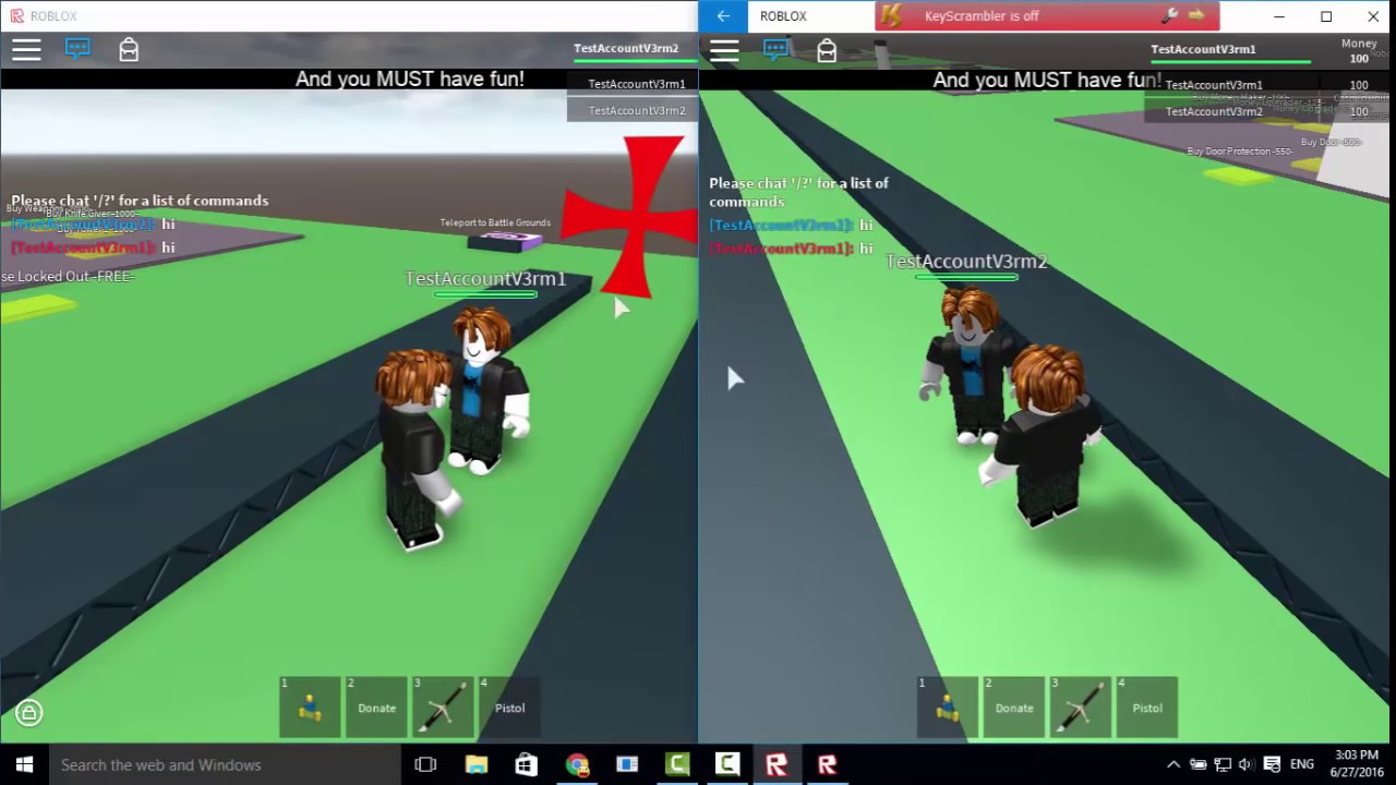 How To Open 2 Roblox Games Windows 10 Only - roblox can i have two games open