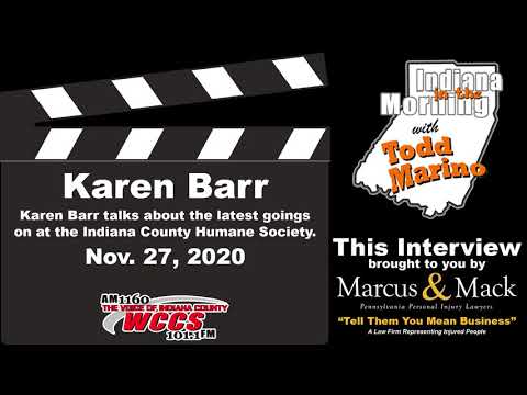 Indiana in the Morning Interview: Karen Barr (11-27-20)