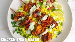 Easy Chicken Tikka Kebab in the Air Fryer in 10 Minutes!