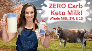 Zero Carb Keto Milk How To Make Keto Whole Milk, 2%, 1% Milk At Home