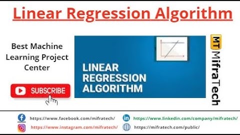 Linear Regression Algorithm - Mifratech#bestMLproject#bestelearningproject#deeplearingpyrtonproject