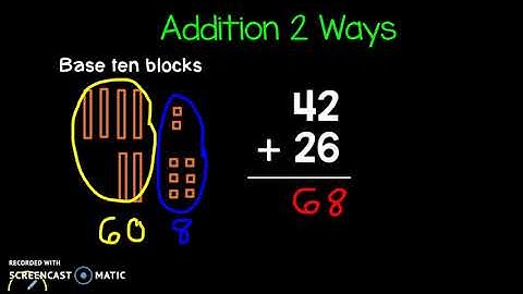 Addition 2 Ways Break Apart Numbers