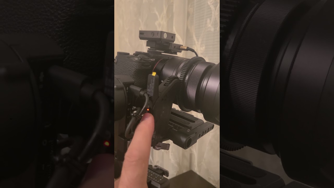 переключаем зум dji ronin rs4 на джойстик #dji #кино #gimbal