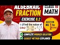 compulsory math Class 10 unit 8 ,algebraic fraction ex 8.1 qn (1to2 chha)