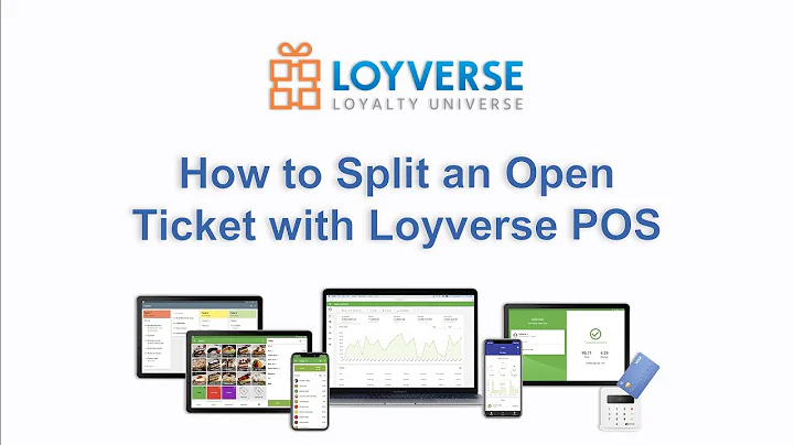 How to Split an Open Ticket with Loyverse POS