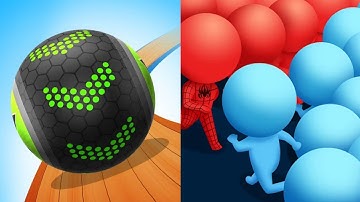Going Balls vs Count Masters - All Levels Gameplay Walkthrough NEW APK UPDATE Android iOS