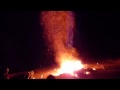 MAPP Gas Bottle - Bonfire Explosion