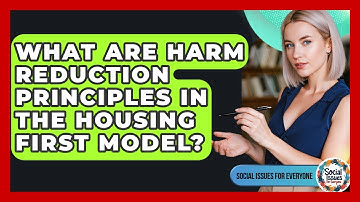 What Are Harm Reduction Principles In The Housing First Model? - Social Issues For Everyone