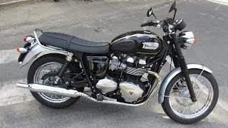 2014 Triumph Bonneville T100 Start up and Sound