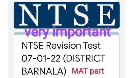 #NTSE Revision Test (7-1-2022)/MAT part/10thclass/#Fully explained/