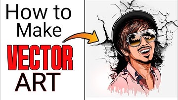 How to Make VECTOR ART Easily  | Step by Step | Dev EditZ