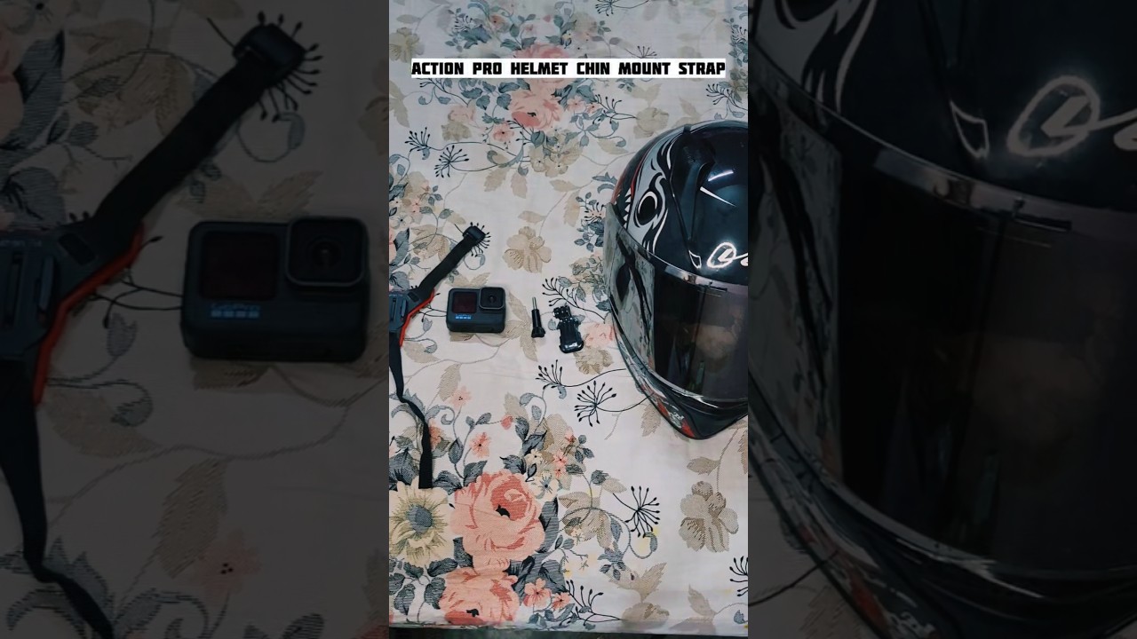 Action Pro Helmet Chin Mount Strap with J Hook