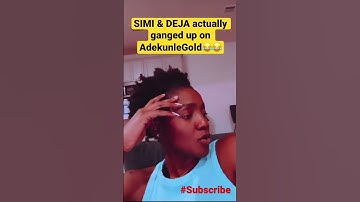 Thumbnail of SIMI and DEJA gangs up on AdekunleGold😂😂 | really cute | #youtubeshorts