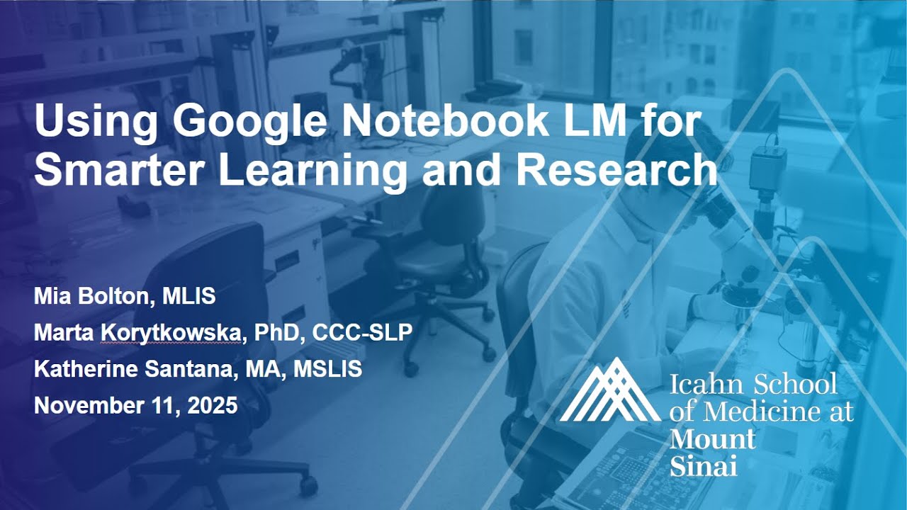 Using Google NotebookLM for Smarter Learning and Research - YouTube