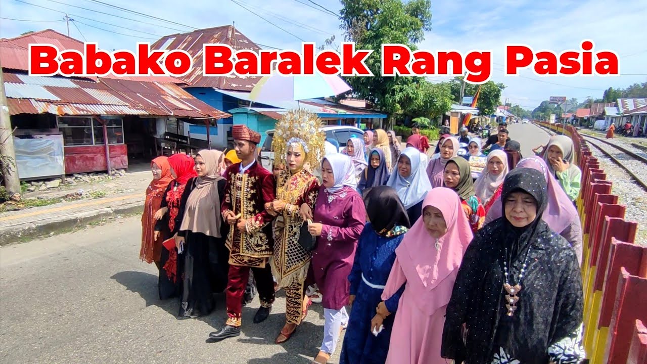 TURUN BAKO BAGANDANG-GANDANG !!! URANG PASIA JALAN TABUIK BARALEK ANAK DARO
