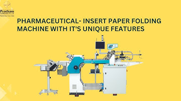 Insert Folding Machine- Model PF-35/6 with smart camera based vision inspection and stacker