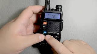 Baofeng UV-5R PTT ID When to Sending PTT ID