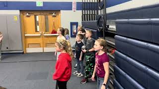National 4th Graders Day: Dodge Ball Tournament Henry v Johnson. (Johnson won)