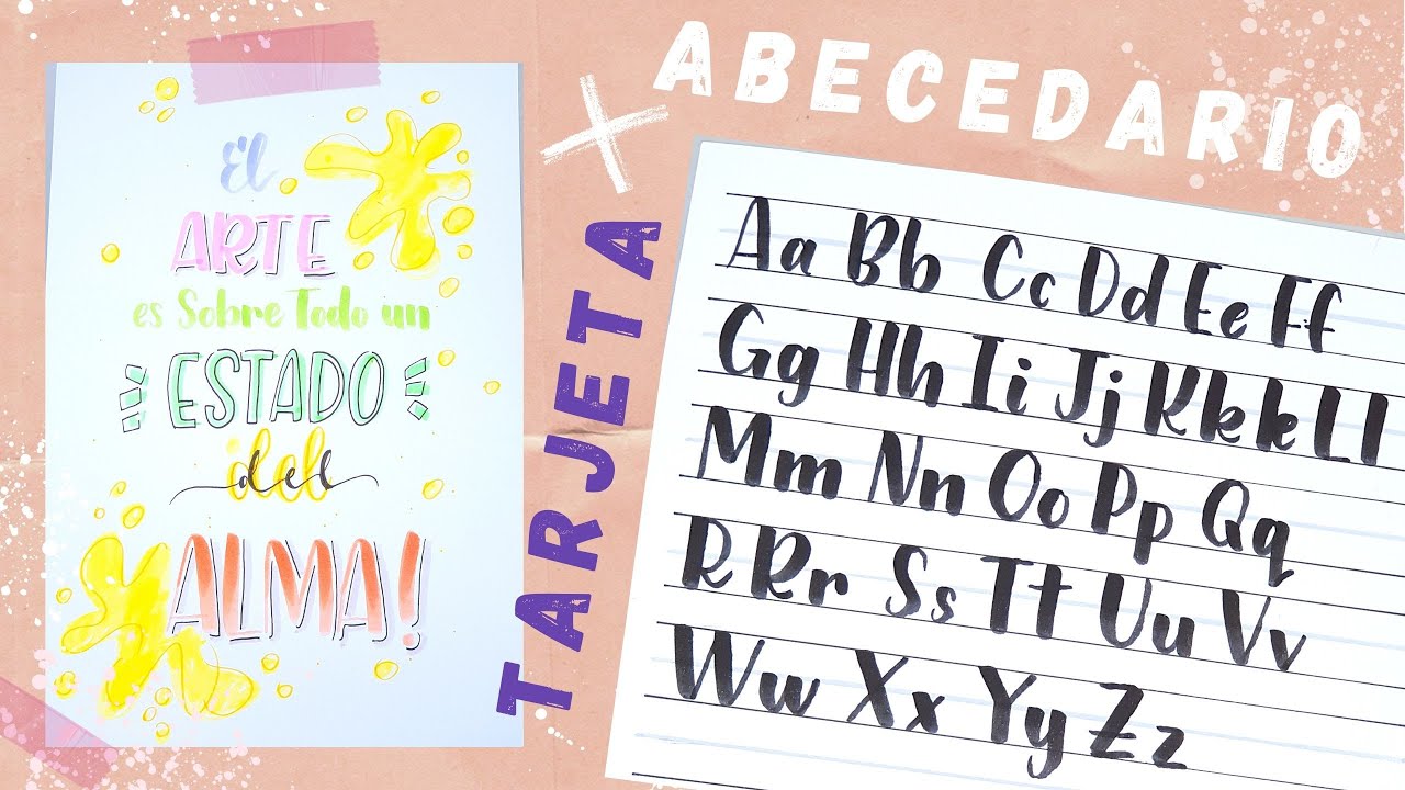 Featured image of post Abecedario De Lettering May sculas Y Min sculas Cursive writing small letters free