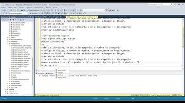 9- PROYECTO PUNTO DE VENTA: PROCEDIMIENTOS ALMACENADOS PARA LA TABLA ARTICULO
