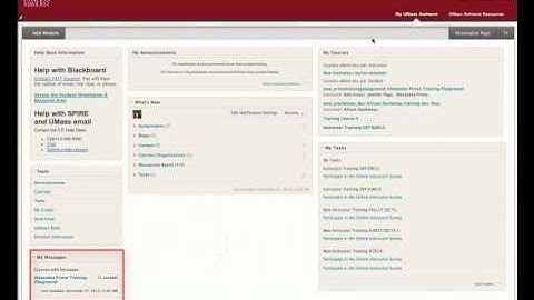 My UMass Amherst Interface - UMass Amherst - CPE - Student Orientation
