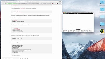 Setting up flask on a digitalocean droplet