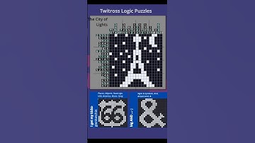 Eiffel Tower Paris, France #paris #picross #nonogram #travel #france #landmarks