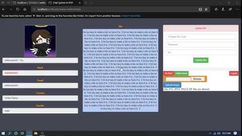 PHP + MySQL Chat Room