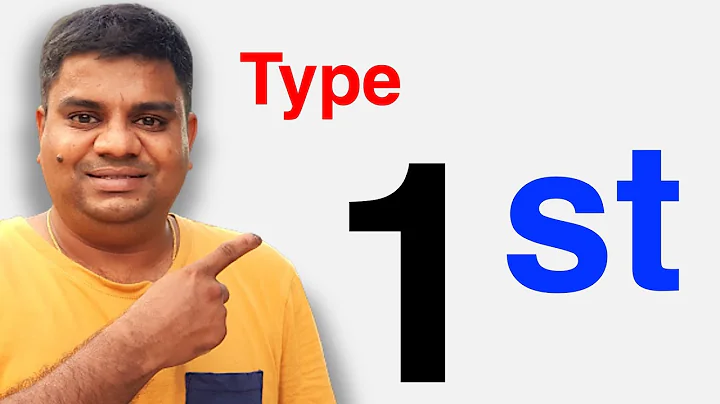 How To Write 1st In Word (Microsoft)