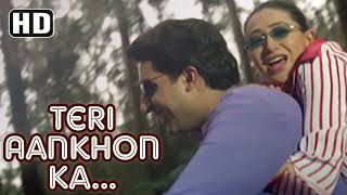 Teri Aankhon Ka Andaz Kehta Hai - Lyrical | Haan Maine Bhi Pyaar Kiya | Udit Narayan, Alka Yagnik