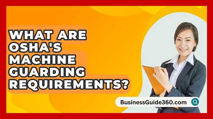 What Are OSHA's Machine Guarding Requirements? - BusinessGuide360.com