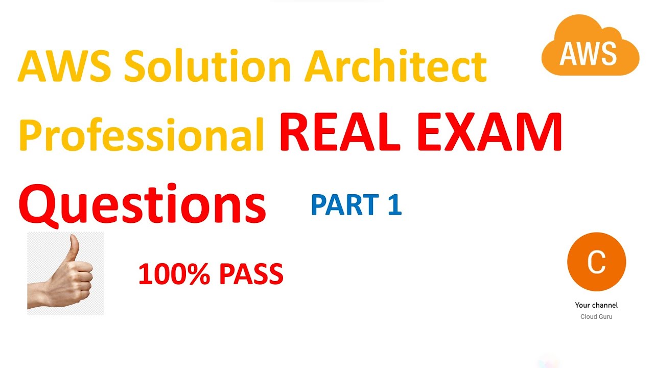 PART 1 - AWS Solution Architect Professional - YouTube