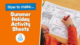 FN425 Summer Holiday Activity Sheets