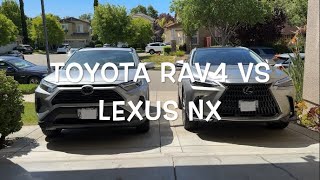 2024 Toyota RAV4 vs Lexus NX Comparison