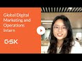 Gsk experiences global digital marketing and operations intern