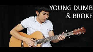 Young Dumb & Broke - Khalid (fingerstyle guitar cover) chords