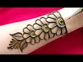 Very beautiful stylish front hand mehndi design  easy mehndi design  simple mehndi design  mehndi