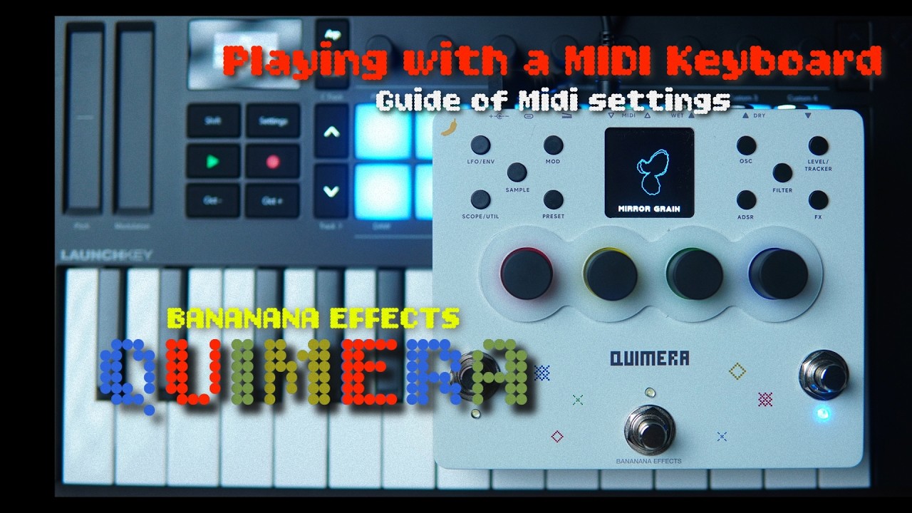 Bananana Effects QUIMERA // Playing with a MIDI Keyboard | Guide
