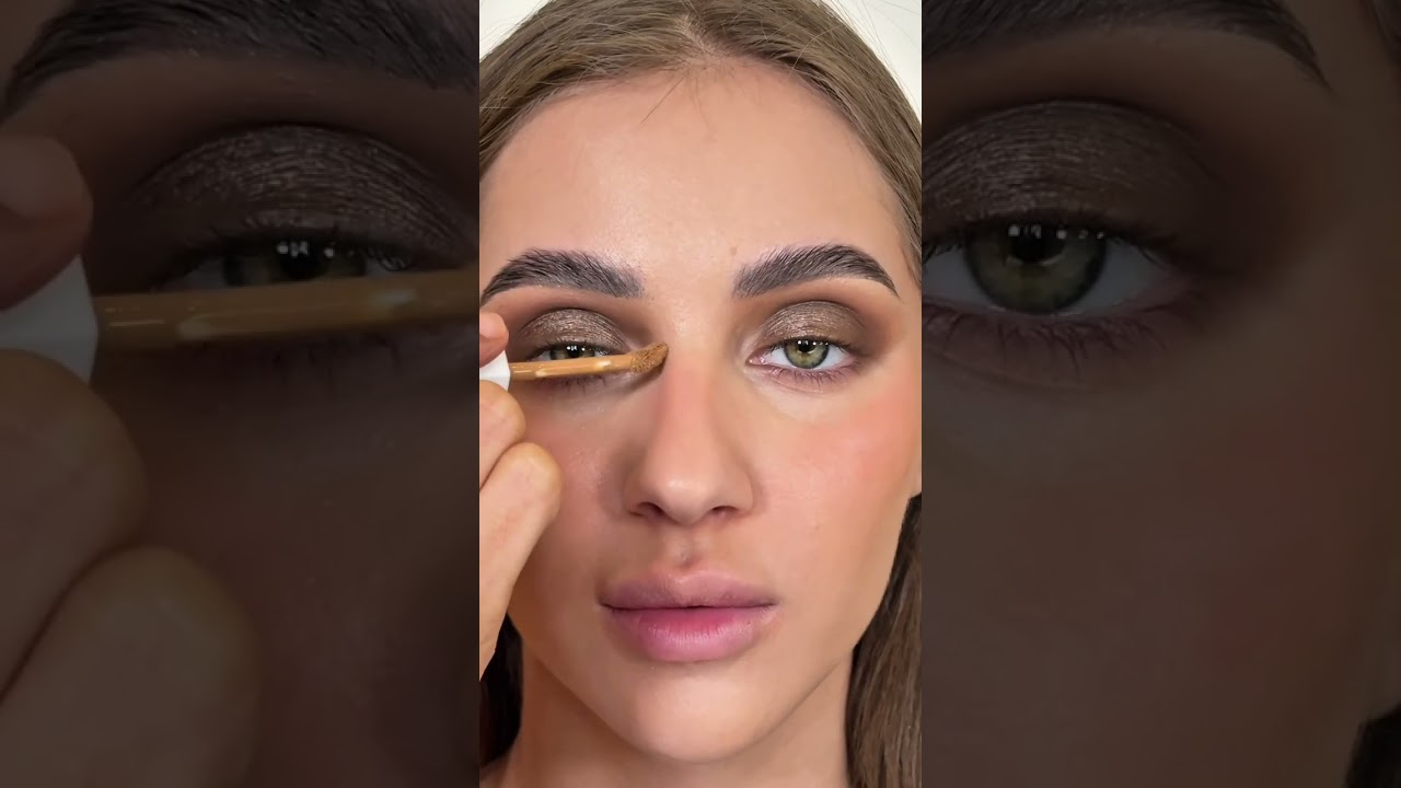 مكياج سهرة سموكي زيتي /makeup tutorial smoke eye 