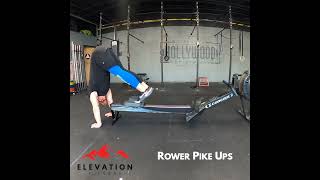 Rower Pike Ups